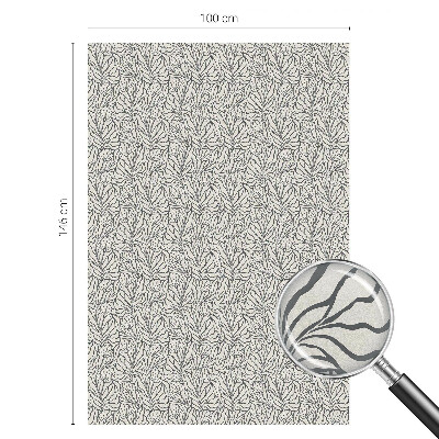 Zatmavovací fólie na okna Listy květy