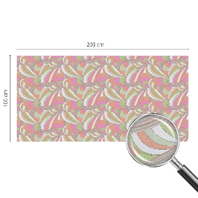 Dekorativní mléčná fólie na sklo Barevný cikcak