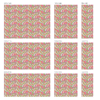 Dekorativní mléčná fólie na sklo Barevný cikcak