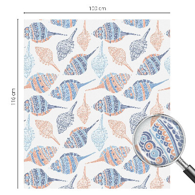 Zatmavovací fólie na okna Mořské mušle