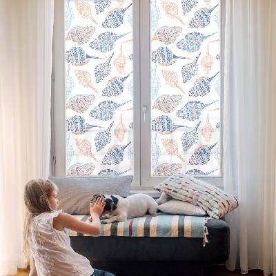 Zatmavovací fólie na okna Mořské mušle