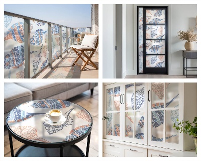 Zatmavovací fólie na okna Mořské mušle