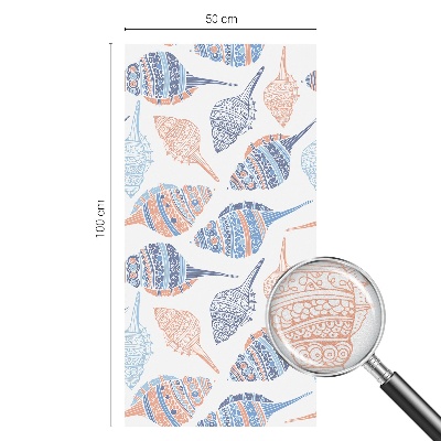 Zatmavovací fólie na okna Mořské mušle