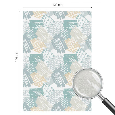 Dekorativní mléčná fólie na sklo Abstraktní mozaika