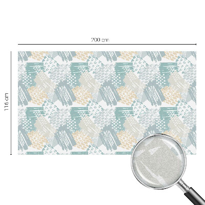 Dekorativní mléčná fólie na sklo Abstraktní mozaika