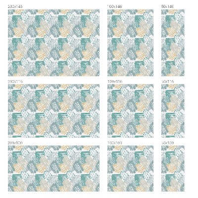 Dekorativní mléčná fólie na sklo Abstraktní mozaika