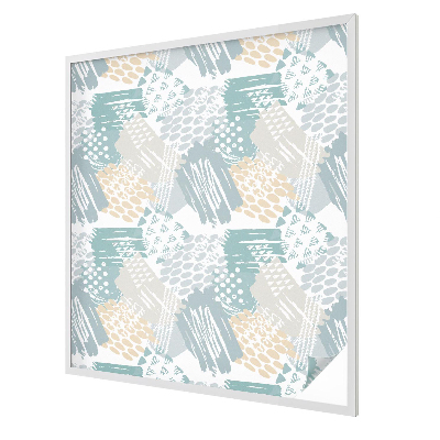 Dekorativní mléčná fólie na sklo Abstraktní mozaika