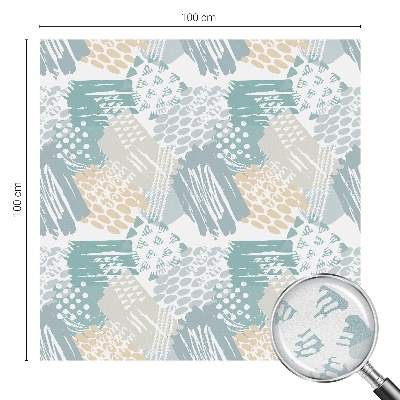 Dekorativní mléčná fólie na sklo Abstraktní mozaika