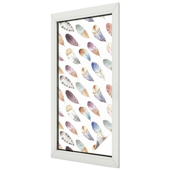 Samolepicí protisluneční fólie na okna Boho peří