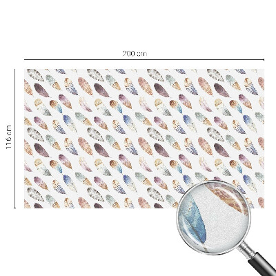 Samolepicí protisluneční fólie na okna Boho peří