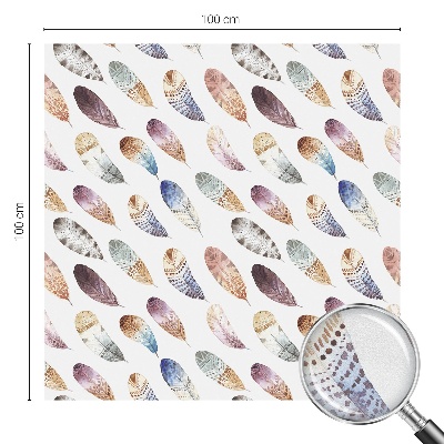 Samolepicí protisluneční fólie na okna Boho peří