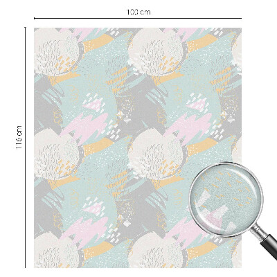 Samolepicí protisluneční fólie na okna Abstraktní harmonie