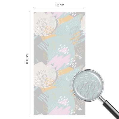 Samolepicí protisluneční fólie na okna Abstraktní harmonie