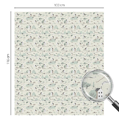 Zatmavovací fólie na okna Idylická vesnice