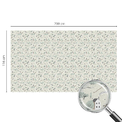 Zatmavovací fólie na okna Idylická vesnice