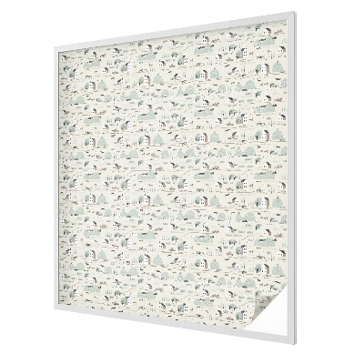 Zatmavovací fólie na okna Idylická vesnice