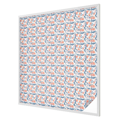 Dekorativní mléčná fólie na sklo Květinová hostina