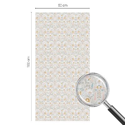 Zatmavovací fólie na okna Květinová symetrie