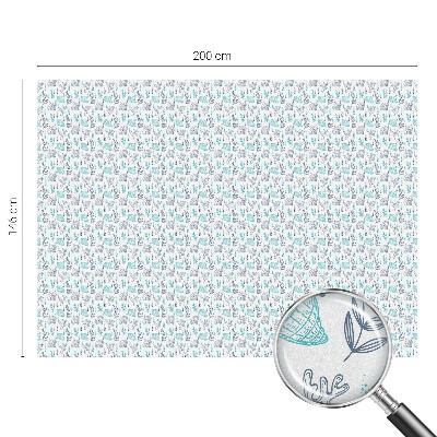 Dekorativní mléčná fólie na sklo Námořní harmonie