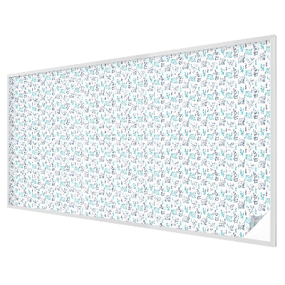 Dekorativní mléčná fólie na sklo Námořní harmonie