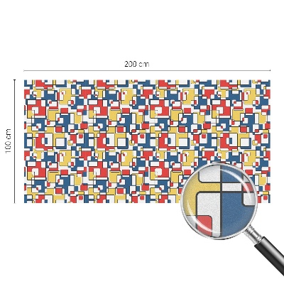 Samolepicí fólie na okna vitráž Geometrické tvary