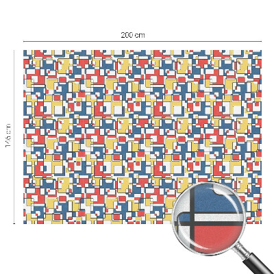 Samolepicí fólie na okna vitráž Geometrické tvary