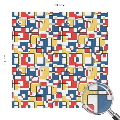 Samolepicí fólie na okna vitráž Geometrické tvary
