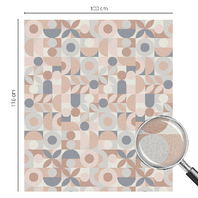 Samolepicí protisluneční fólie na okna Abstraktní mozaika