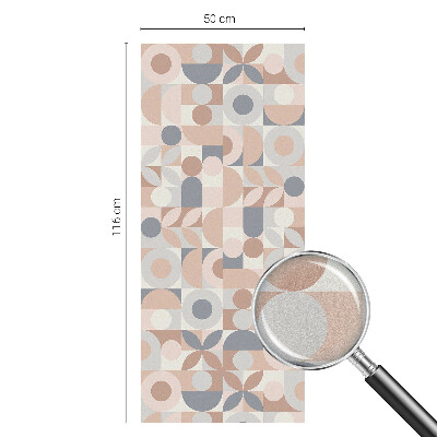 Samolepicí protisluneční fólie na okna Abstraktní mozaika