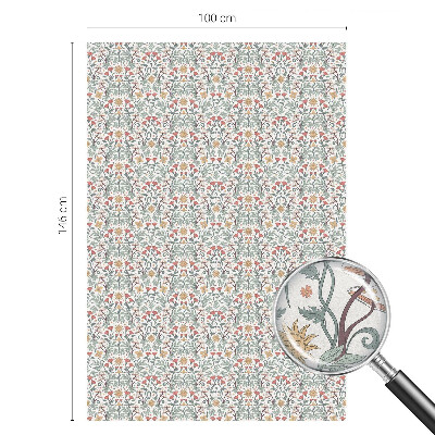 Samolepicí fólie na okna vitráž Liščí listy