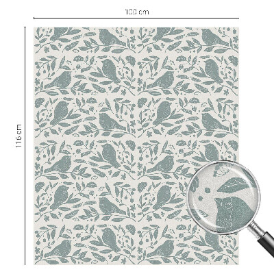 Samolepicí protisluneční fólie na okna Ptačí motiv