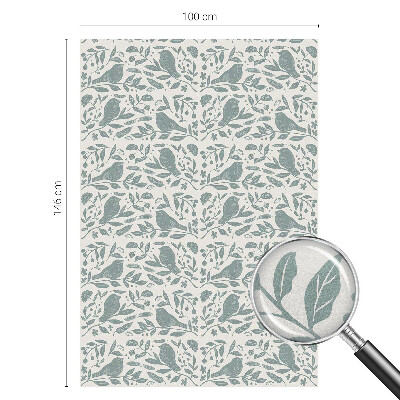 Samolepicí protisluneční fólie na okna Ptačí motiv