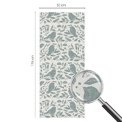 Samolepicí protisluneční fólie na okna Ptačí motiv