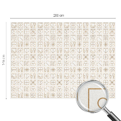 Zatmavovací fólie na okna Geometrická láska