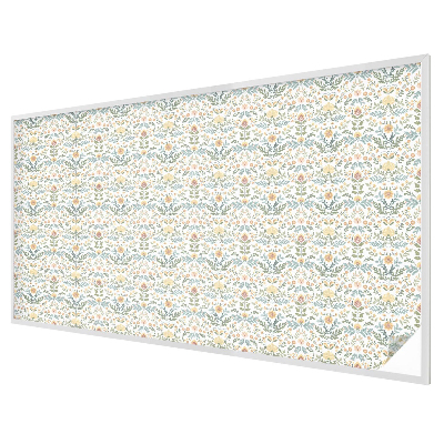 Samolepicí protisluneční fólie na okna Květinová symetrie