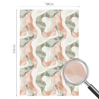 Samolepicí fólie na okna vitráž Barevné vlny