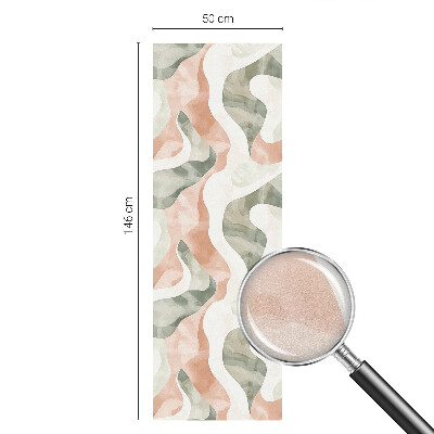 Samolepicí fólie na okna vitráž Barevné vlny