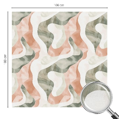 Samolepicí fólie na okna vitráž Barevné vlny