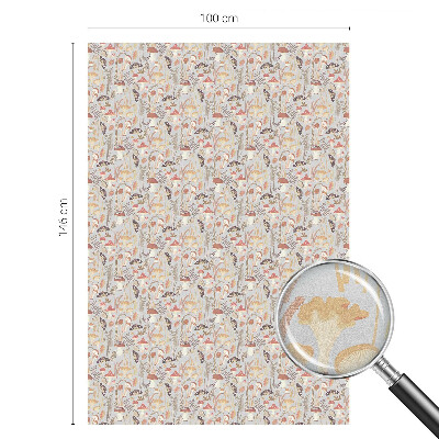 Samolepicí protisluneční fólie na okna Lesní vzor