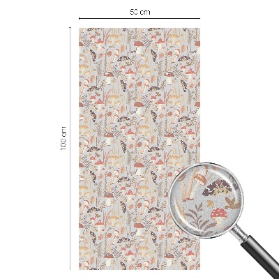 Samolepicí protisluneční fólie na okna Lesní vzor