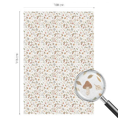 Samolepicí protisluneční fólie na okna Podzimní vzory