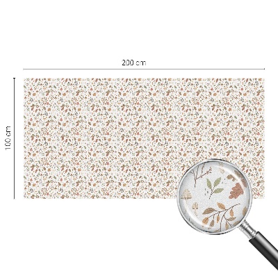 Samolepicí protisluneční fólie na okna Podzimní vzory