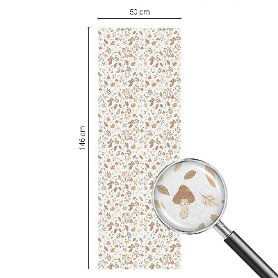 Samolepicí protisluneční fólie na okna Podzimní vzory