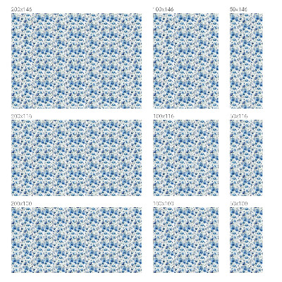 Zatmavovací fólie na okna Akvarelové květiny