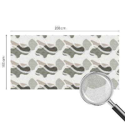 Dekorativní mléčná fólie na sklo Organický vzor