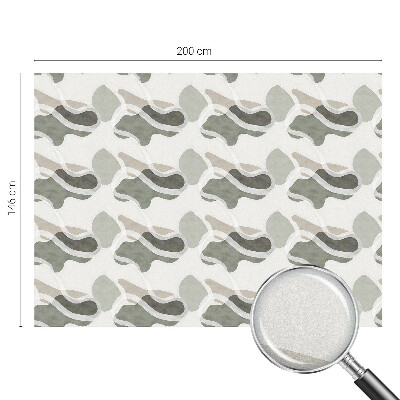 Dekorativní mléčná fólie na sklo Organický vzor