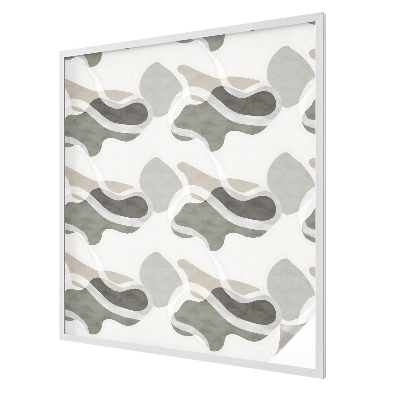 Dekorativní mléčná fólie na sklo Organický vzor