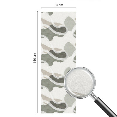 Dekorativní mléčná fólie na sklo Organický vzor