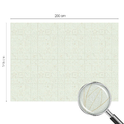 Samolepicí fólie na okna vitráž Geometrická mozaika