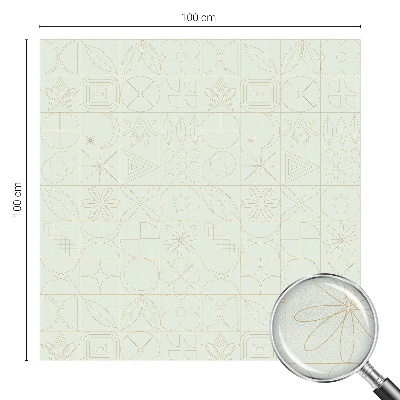 Samolepicí fólie na okna vitráž Geometrická mozaika